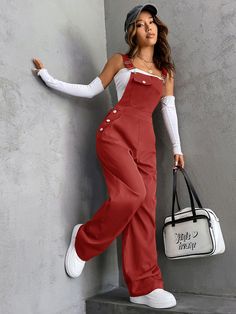 Overalls Outfits, Overalls Outfit, Men's Beauty, Flap Pocket, Jumpsuits For Women, Trendy Outfits