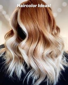 Want more beauty ideas? Ginger Hair Dyed, Red To Blonde, Permanent Hair Dye