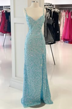 Tiffany Blue Sequin Mermaid Long Formal Dress Prom Dress Inspo, Dream Prom, Long Formal Dress, Stunning Prom Dresses, Prom Dress Inspiration, Cute Prom Dresses, Senior Prom, Pretty Prom Dresses, Grad Dresses