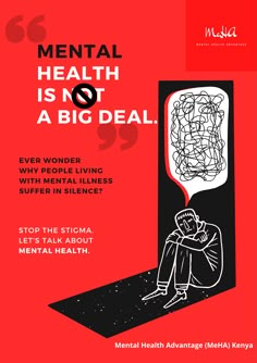 an advertisement for mental health is not a big deal