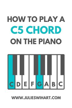 how to play a c chords on the piano