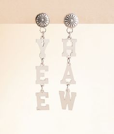 boutique by BKE Yee Haw Earring - Women's Jewelry in Silver | Buckle Yee Haw, Stud Earring, Special Event, Women's Jewelry