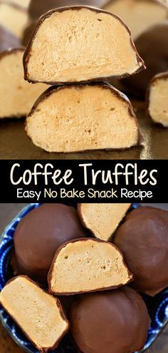 coffee truffles are easy and no bake snack recipe