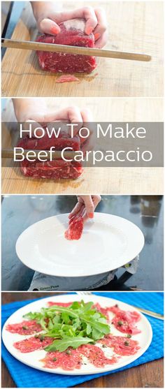 how to make beef capaccioo