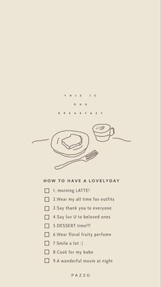 a poster with the words how to eat everyday