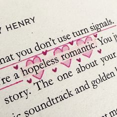 a piece of paper with writing on it that says, hey henry what you don't use turn signals