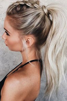 Sporty Ponytail, Women Haircuts Long, Have Inspiration, Penteado Cabelo Curto, Long Blonde, High Ponytails, Long Blonde Hair, Long Hair Cuts, Hair Dos