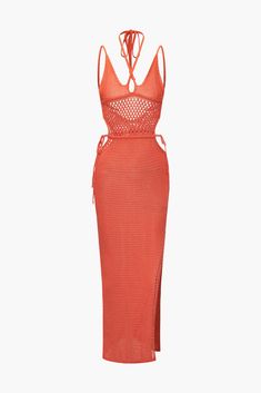 Y2k Aesthetic Fashion, Halter Maxi Dress, Halter Maxi, Halter Maxi Dresses, Slim Dresses, Open Knit, Dress Cuts, Summer Maxi Dress, Autumn Fashion Women