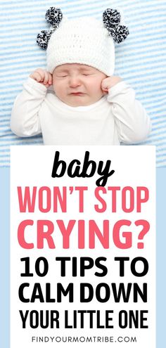 What to do when a baby won't stop crying? Here are some common problems and solutions that might help you throughout the process. #baby #stop #crying #babykeepscrying #fussy #cranky #babycryingnonstop #stopbabycrying #babycryingatnight #newbornwontstopcrying #babyconstantlycrying #babycriesallthetime #soothing #calm #cryingbaby #calmingafussybaby #howtomakebabystopcrying #waystosootheababy #waystocalmababy #tips #help #advice #findyourmomtribe Colicky Baby, Crying At Night, When They Cry, Stop Crying, Baby Crying, Happy Mom, Baby Quotes, Problem And Solution