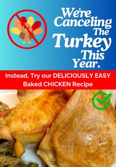 Try our ridiculously easy baked chicken recipe. You will not want to go back to eating turkey on Thanksgiving ever again.  Juicy, tender, and full of flavor, this chicken will have you coming back for more. Only 4 Simple ingredients and on the table in under an hour and a half. You can say the same of the turkey.  It also makes a great baked chicken for any holiday meal or family gathering. This recipe was created for wedding dinners!  #holidayrecipes #Thanksgivingrecipes #Christmasrecipes Baked Chicken For Thanksgiving, Wedding Dinners, Baked Chicken Recipe, Chicken Restaurant, Restaurant Copycat, Baked Chicken Recipes Easy, Holiday Favorite Recipes, Easy Baked Chicken