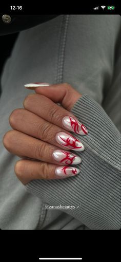 Edgy Birthday Nails, Suki Fast And Furious Nails, 2024 Nails Design, Chilli Nails, Street Style Nails, Dua Lipa Nails, 777 Nails, Red Nail Designs Summer, Nails Festival