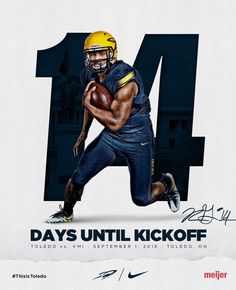 Countdown Graphic, Count Down, Football Marketing, Modern Graphic Art, Sports Poster, Sports Design Inspiration, Day Countdown, Sport Poster Design