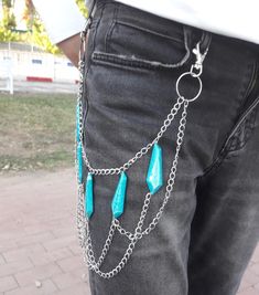 Metal Punk Rock Layered Chain Keychains For Men Women Waist Key Chain Wallet Jeans Hip-hop Pants Belt Chains Jewelry Accessories Material: acrylic beads and steel Chains Size: First Chain 30 cm - latest Chain 50 cm Due to the light and screen difference, the item's color may be slightly different from the pictures. Please understand. Make sure you don't mind before you bid. Please allow 10-20mm differences due to manual measurement Estimated time of delivery will also take about 21 to 35 days. Belt Chains, Keychains For Men, Key Chain Wallet, Hip Hop Pants, Mens Keychains, Layered Chain, Women Waist, Keychain Wallet, Chain Wallet