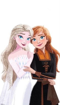 an image of two people dressed as frozen princesses