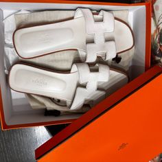 Hermes Slides Hermes Slides, Hermes Shoes, Women's Shoes Sandals, Limited Time, Slides, Shoes Sandals, Color White, Women Shoes, Sandals