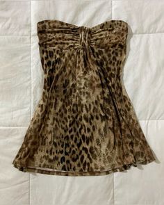 Fashion Retro Womens Sexy Leopard Print  Sleeveless Off Shoulder Tanks Vest Strapless Y2k Harajuku Leopard Tank Top, Leopard Outfit, 00s Mode, Cheetah Top, Streetwear Chic, Suspenders For Women, Aesthetic Streetwear, Leopard Shirt, Leopard Top