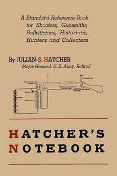 a book with the title hatcher's notebook written in red and black on it