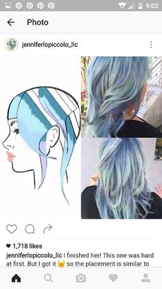 Foil Placement, Hair Color Idea, Pretty Rainbow, Colored Hair Tips, Rainbow Hair Color, Hair Color Formulas, Hairstyle Tutorials