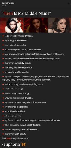 How To Become An Alpha Woman, Famous Actor Affirmations, Female Fatale Affirmations, My Aesthetic Vibe, How To Spice Up Your Life, Vampire Affirmations, Askfirmations Quotes, Maneater Affirmations, Restriction Aesthetic