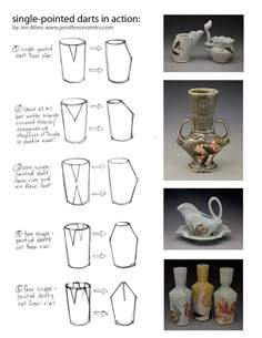 the instructions for how to make an origami vase