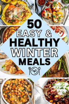 the top 50 easy and healthy winter meals