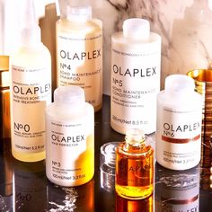 Olaplex Numbers 0, 3, 4, 5, 6, & 7 Full Set Olaplex Ultra Bond Repairing System Description: Olaplex Set Including The Following: No.0 Hair Treatment No.3 Hair Perfector No.4 Shampoo No.5 Conditioner No.6 Bond Smoother No.7 Bond Oil All New And Sealed. Ships Fast. Bonding Oil, Olaplex Shampoo, Maintenance Routine, Deep Conditioning Hair Mask, Conditioning Hair Mask, Deep Conditioning Hair, Healthier Hair, Hydrate Hair, Hair Care Products