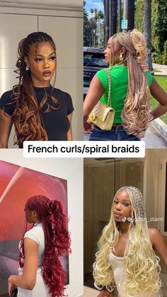 How To Style Pony Curl Braids, Colourful Box Braids, Matric Hairstyles, December Braids, Goddess Bedroom, Braids Colours, Pony Braids, Female Braids