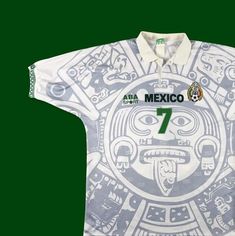 the jersey worn by mexico's national soccer team is shown in this photo taken on march