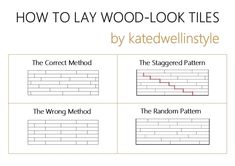 how to lay wood - look tiles by katedwellinstyle on etsyle