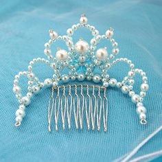 Princess Tiaras, Ballet Tiaras, Tiara Headpieces, Headpiece Diy, Hair Jewelry Wedding, Handmade Wire Jewelry, Beaded Anklets