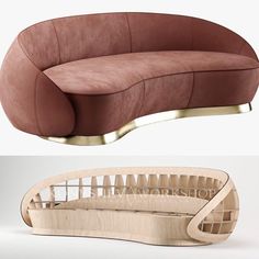 an image of a couch that is made out of wood and has the words work shop on it