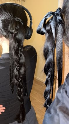 Vietnamese Hairstyles, Up Hair Styles, Mexican Hair, Korean Hairstyles, Hair Stylies, Work Hairstyles, Hair Up Styles, Long Black Hair, Hair Stylist Life