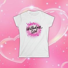 Airbrush Shirts, Birthday Girl T Shirt, Airbrush T Shirts, Bday Gift, Aesthetic Shirt, Paint Design, Aesthetic Shirts, Girl T Shirt