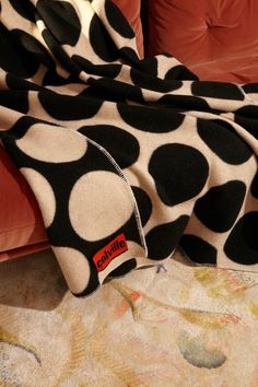 Polka Dot Blanket - Ecru and Black – FORSYTH Black And White Wool Blanket, Polka Dot Blanket, Wool Blankets, Designer Shopping, Home Additions, Blue Polka Dots, Polka Dot Pattern, Color Combo, Stylish Home