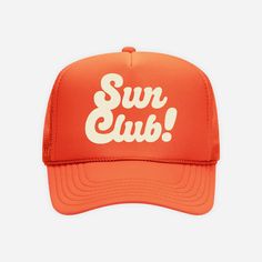 Calling all sun lovers! Soak up some sunshine in one of our UH Sun Club Trucker Hats. Designed with a breathable mesh back and an adjustable strap, this hat guarantees a comfortable fit for all head sizes. Product Details Unisex One Size Fits All Adjustable Strap Made with Love Summer Trucker Hat With Upf 50+ Protection, Summer Trucker Hat With Upf 50+, Upf 50+ Summer Trucker Hat, Summer Snapback Trucker Hat With Upf 50+, Summer Lightweight Snapback Trucker Hat, Lightweight Snapback Trucker Hat For Summer, Lightweight Summer Trucker Cap, Lightweight Summer Trucker Hat, Summer Outdoor Trucker Hat With Uv Protection