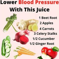 Blood Pressure Lowering Foods, High Blood Pressure Diet Meals, High Blood Pressure Recipes, High Blood Pressure Diet, Healthy Juicer Recipes, High Blood Pressure Remedies, Lower Blood Pressure Naturally, Blood Pressure Food, Blood Pressure Diet