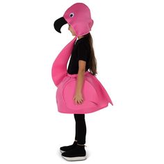 This fantastic looking flamingo costume for kids is sure to be a winner! Whether it’s Halloween, birthday parties, or even a fun filled night, disguise is good for everything!. Made of super soft comfortable material! you won’t want to remove it! Available in sizes Small (4-6), Medium (8-10) and Large (12-14) Flamingo Costume Diy, Flamingo Fancy Dress, Costume Diy Kids, Pink Flamingo Costume, Flamingo Costume, Costume For Girls, Flamingo Dress, Diy Costumes Kids, Costume For Kids