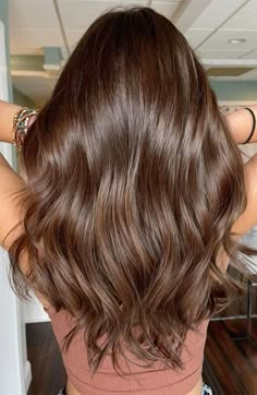 Wavy Brown Hair