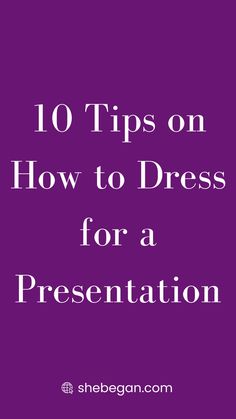 First impressions are the last impressions, your presentation shouldn’t be the only thing doing the impression, your look should be equally captivating.

Oh well. Moving past potential grammar issues and into some very real clothing ones, let’s talk about what to wear when you’re giving a presentation. What To Wear To A Presentation, Giving A Presentation, Great Presentations, Quoi Porter, Blue Wedding Dresses, Guest Speakers, Oh Well, Business Presentation