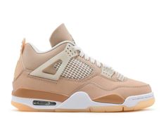 Wmns Air Jordan 4 Retro 'Shimmer' - Air Jordan - DJ0675 200 - shimmer/bronze eclipse/orange quartz/metallic silver | Flight Club Jordan 4 Retro Shimmer, Shoe Goals, Orange Quartz, Bronze Heels, Jordan 4’s, Jordan Model, Flight Club, Basketball Design, Womens Air Jordans