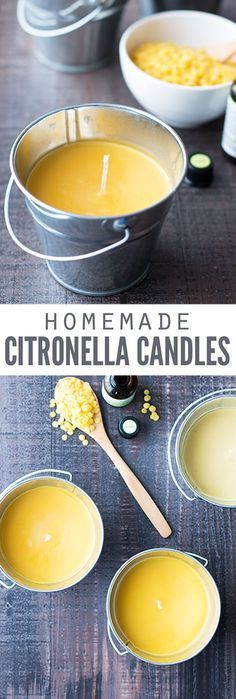 homemade citronella candles are the perfect way to use up those leftover ingredients