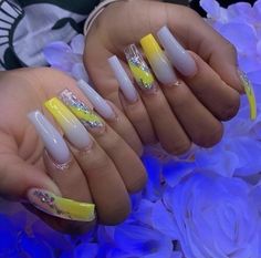 Spirit Nails, Long Acrylic Nail Designs, Drip Nails, Nails Today, Cute Acrylic Nail Designs, Baddie Nails, Long Acrylic Nails Coffin, Exotic Nails, White Nail