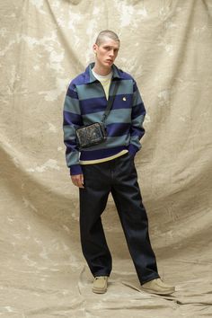 Carhartt Street Style, Photography Sets, Outfits Bonitos, Carhartt Work In Progress, Mens Workwear, Fall Winter 2024, Half Zip Sweaters, Cold Season, Carhartt Wip