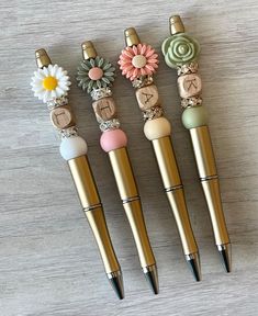 Custom Ink Pens, Beadable Items, Bead Business, Pen Designs, Cake Tester, Wedding Guest Book Pen, Random Products