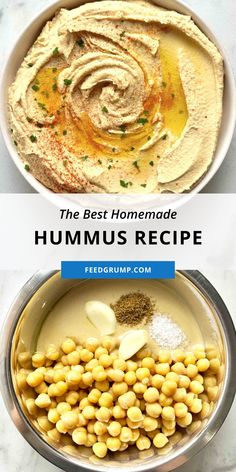 the best homemade hummus recipe is here