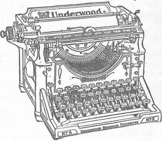 Antique Graphics Wednesday � Underwood Typewriter Fonts for tattoos #fontsfortattoos tattoo #tattoo tattoos #tattoos fonts #fonts font #font 7.1607