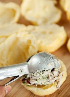 Chicken Salad Puffs, Crostini Ideas, Macncheese Recipe, Luncheon Menu, Tasty Appetizers, Tiny Bites, Appetizer Party