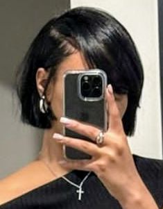 Stacked Bob Black Women, Short Hair Bob Black Women, Fine Hair Silk Press, Natural Looking Sew In Weave Black Women, Short Haircuts On Black Women, Flipped Bob Black Women, Curly Silk Press Natural Hair Short, French Bob Black Women, Relaxed Bob Black Women