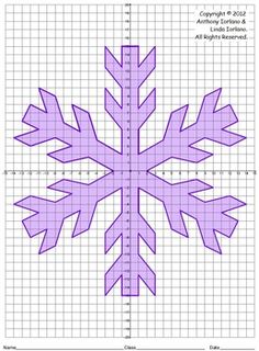 a cross stitch snowflake is shown in purple