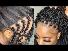 Can't braid? Try BRAID-LESS Individual crotchet illusion short passion twist only $32 | Bileaf hair - YouTube Quick Braid Styles, Short Passion Twist, Passion Twist Crochet, Short Hair Twist Styles, Micro Braids Hairstyles, Hair Braid Patterns, Cabello Afro Natural, Black Hair Updo Hairstyles, Twisted Hair